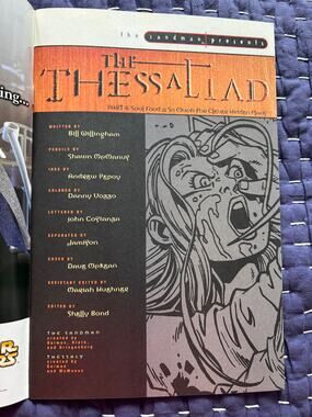 Sandman Presents Thessaliad 4 Vertigo Comic Dave McKean Willingham 2002